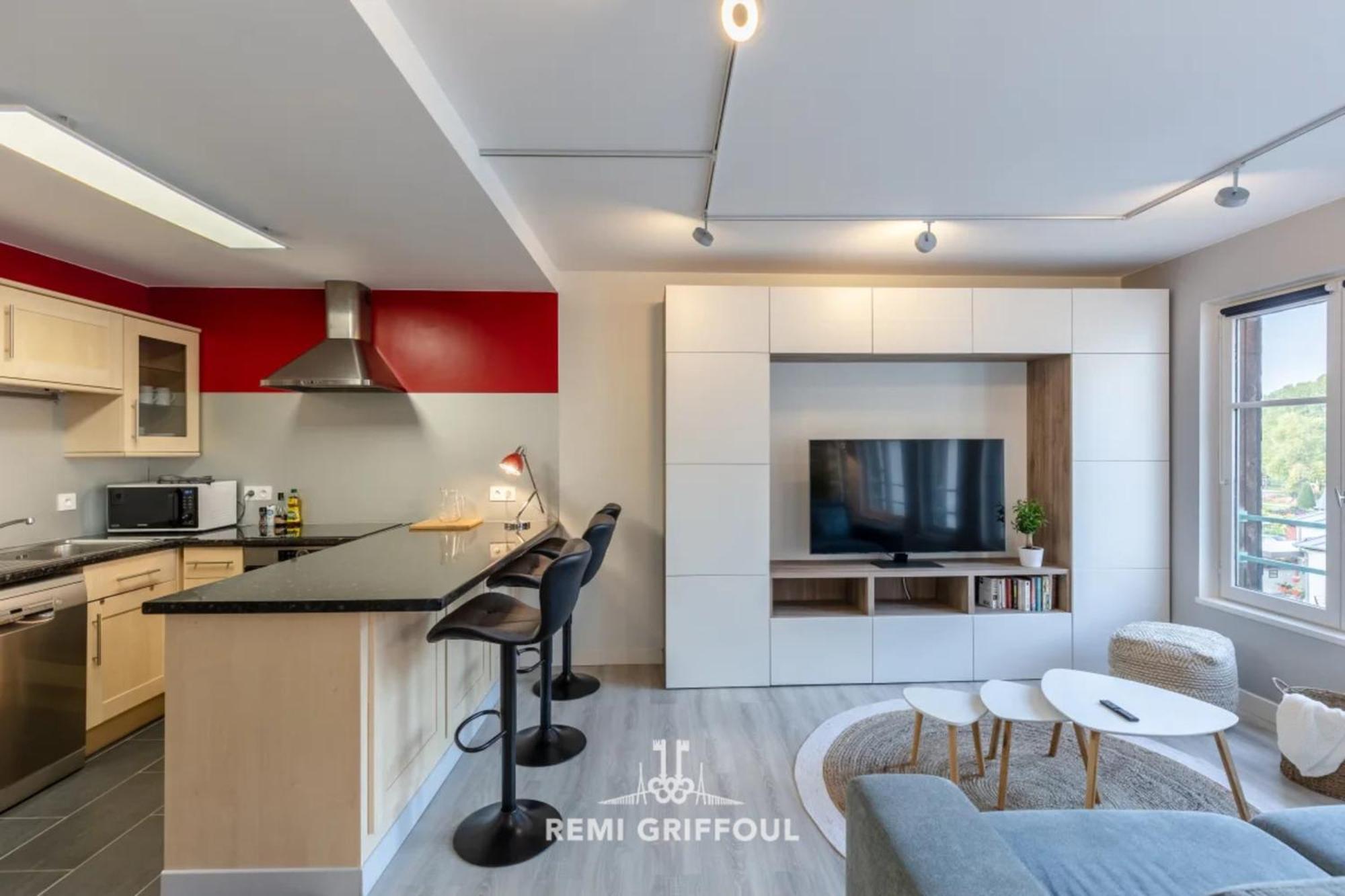 Appartement Les Armateurs - Pretty Nugget Downtown - 2 P - Private parking à Honfleur Extérieur photo